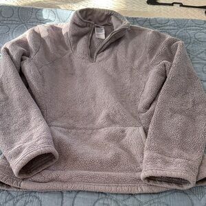 The North Face Men's Zip Up Fleece Sweater - Light Gray